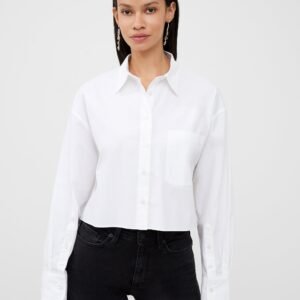 Alissa Cotton Cropped Shirt