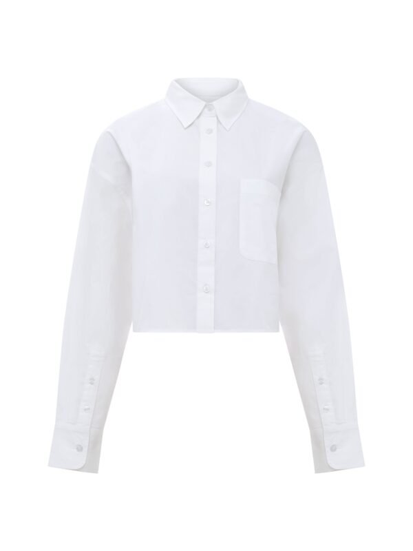 Alissa Cotton Cropped Shirt